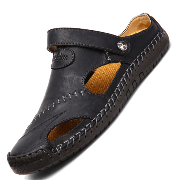 Chris™ | Sandalias de cuero ortopédicas