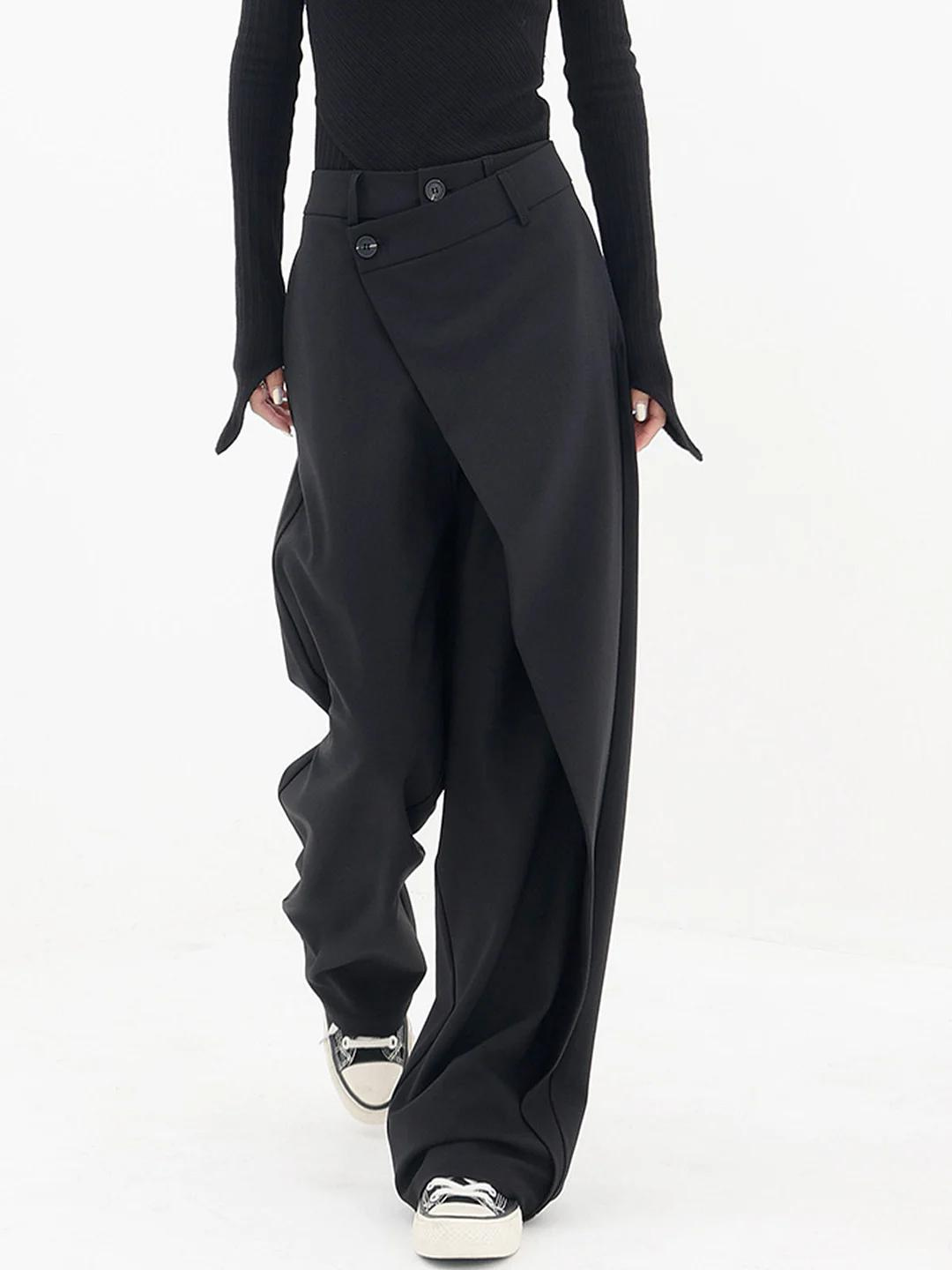 Elysian™ | Pantalón Amplio Asimétrico