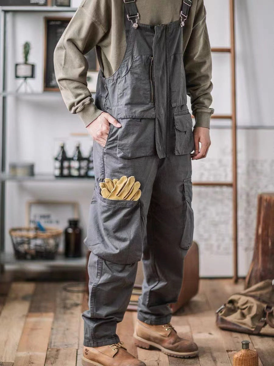 Louis™ | Pantalón de tirantes verde clásico