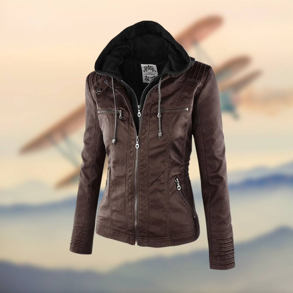 Ambre™ - La chaqueta de cuero vegana