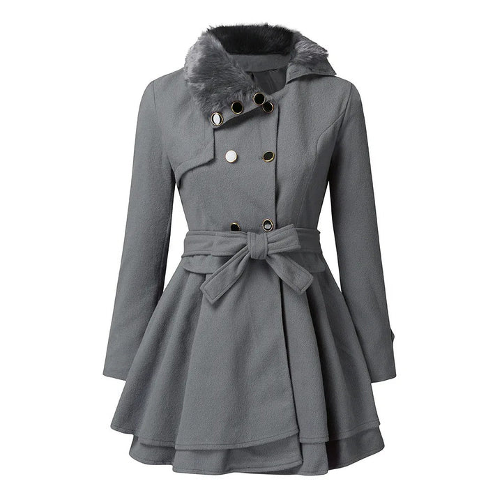Victoria™ | Trench chic con piel vegana
