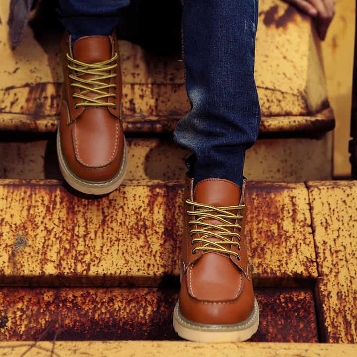 Cole™ | Botas de cuero vintage