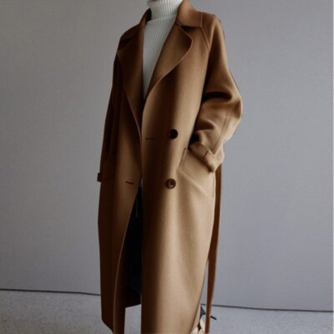 Olive™ | Abrigo largo elegante
