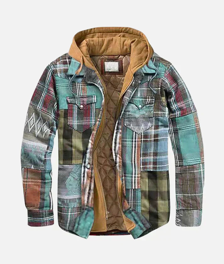 Lenoir™ | Chaqueta patchwork a cuadros