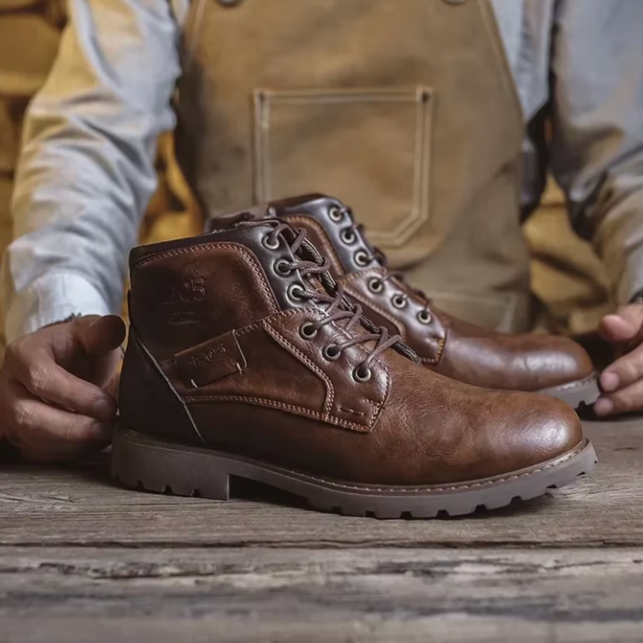 Aaron™ | Botas de cuero vintage