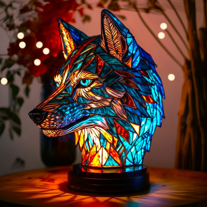 Lámpara Bo en forma de lobo encantador