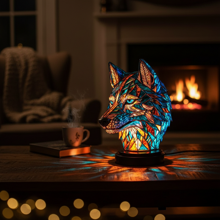 Lámpara Bo en forma de lobo encantador