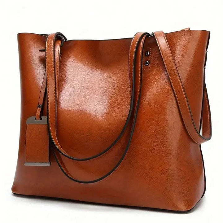 Bolso de cuero elegante y versátil