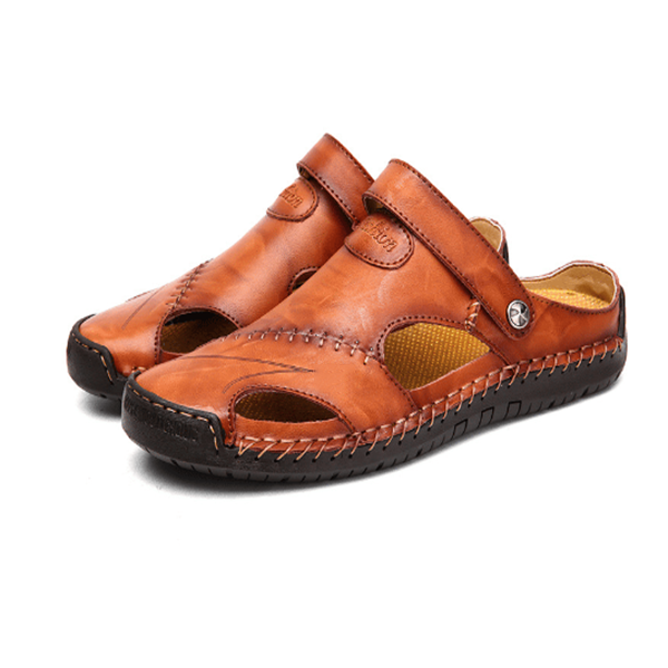 Chris™ | Sandalias de cuero ortopédicas