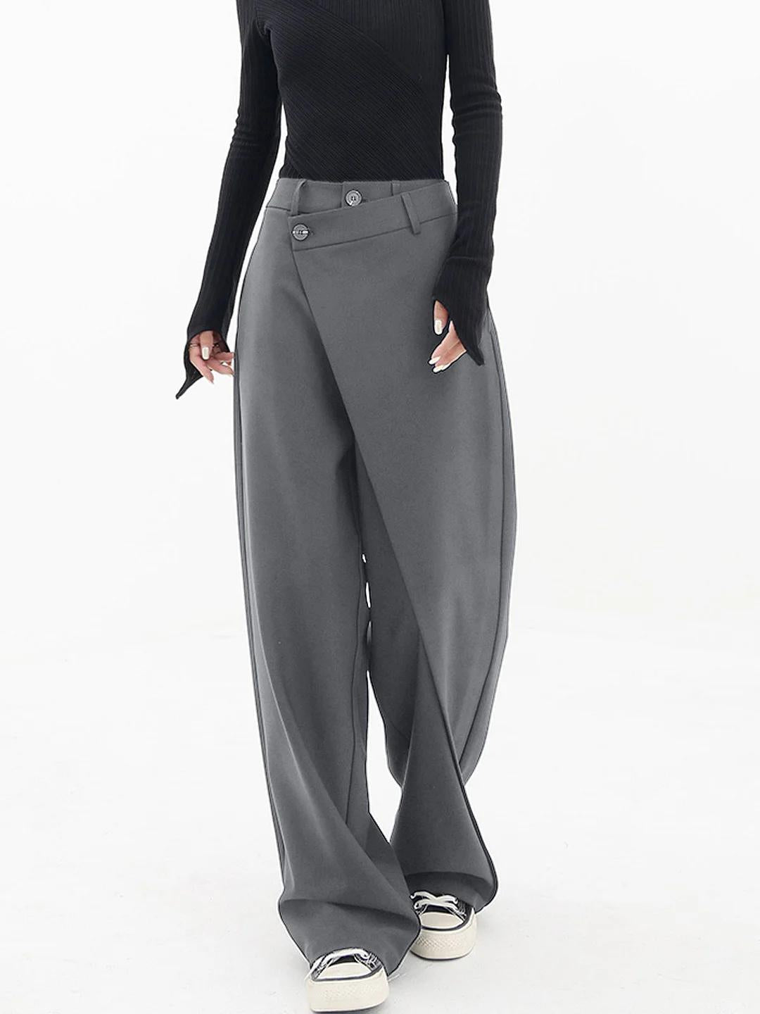 Elysian™ | Pantalón Amplio Asimétrico