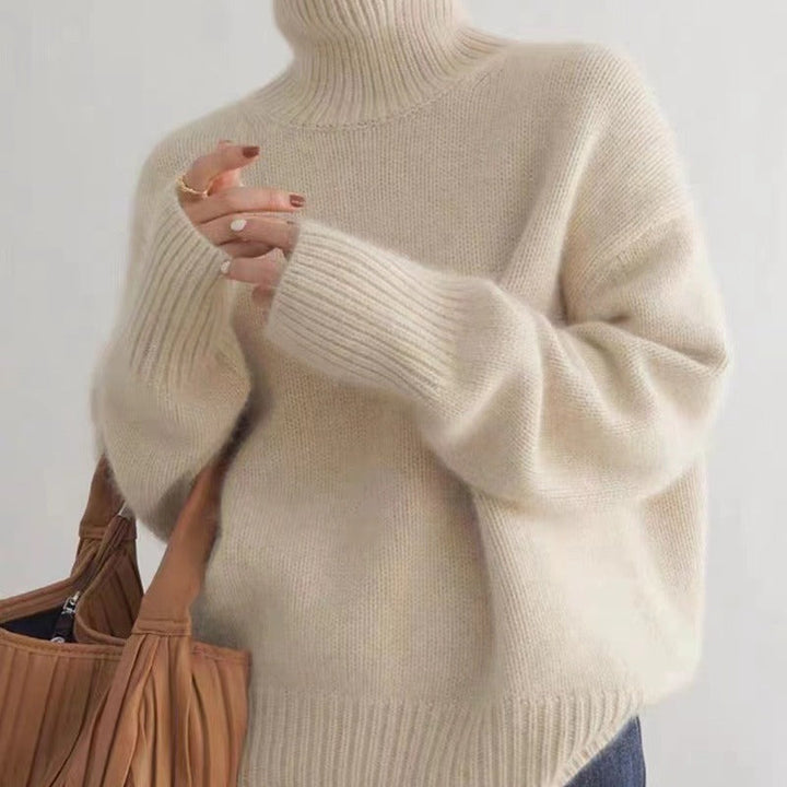 Camille™ - Suéter de Cuello Alto con Aspecto de Cachemira