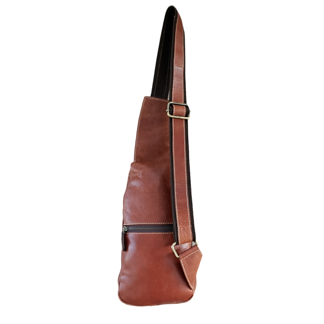 Mochila de cuero móvil