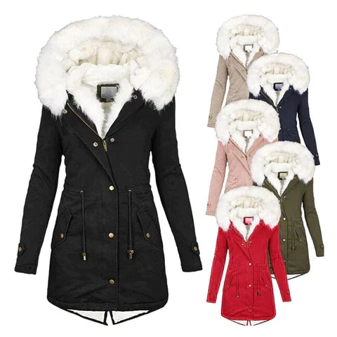 Julie - Chaqueta de invierno con forro de piel
