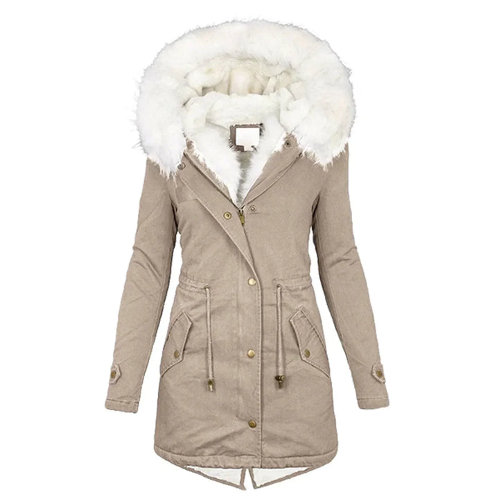 Julie - Chaqueta de invierno con forro de piel