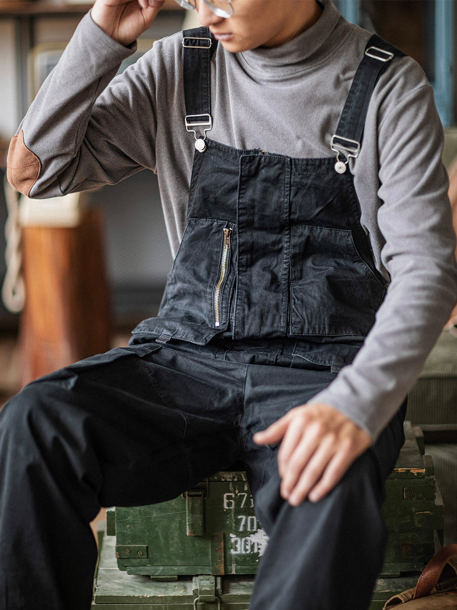 Louis™ | Pantalón de tirantes verde clásico