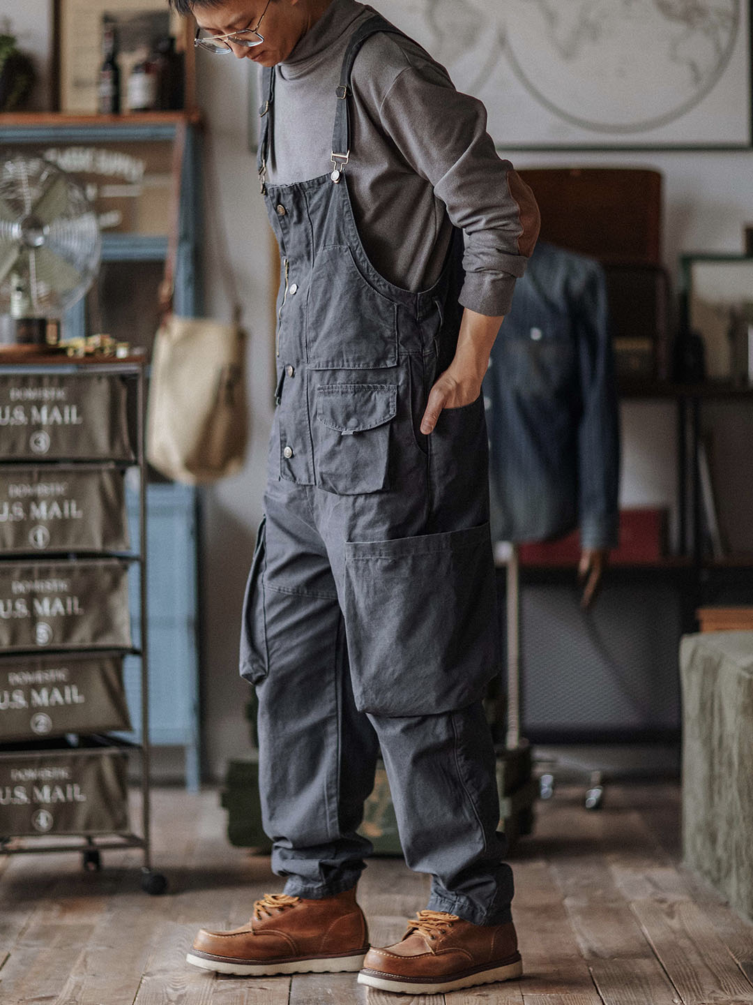 Émile™ | Pantalón de trabajo azul oscuro resistente