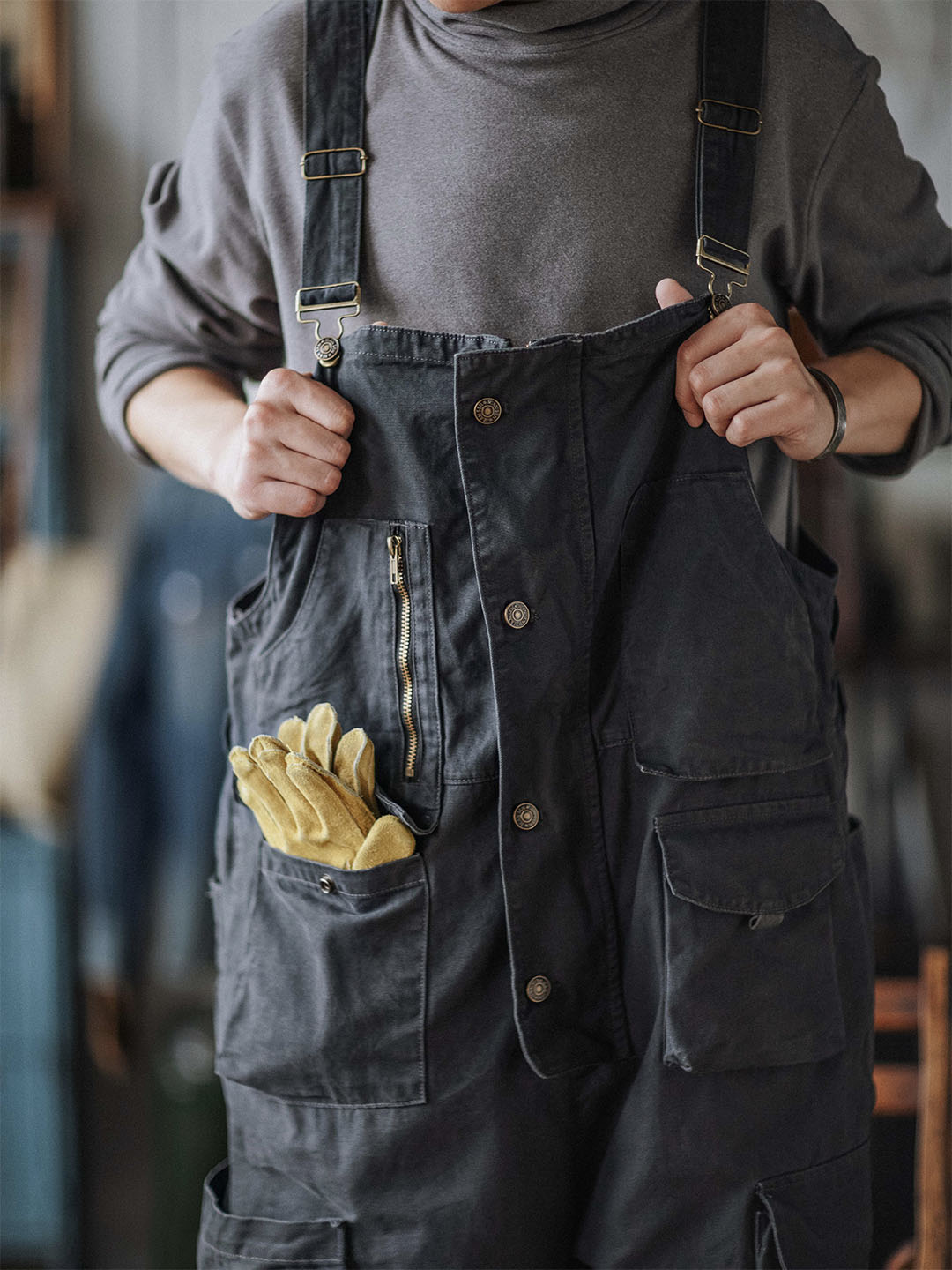 Émile™ | Pantalón de trabajo azul oscuro resistente