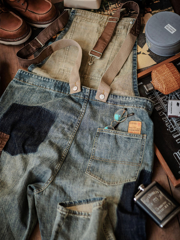 Paul™ | Pantalón de tirantes azul claro casual
