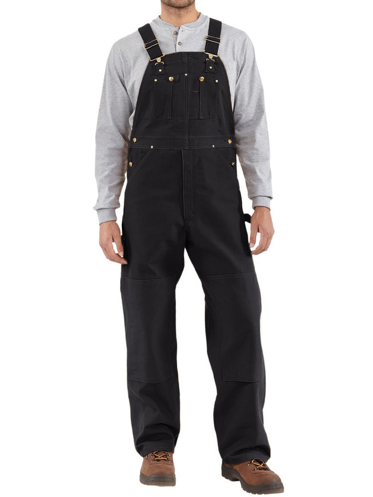 Luc™ | Pantalón de tirantes camel vintage