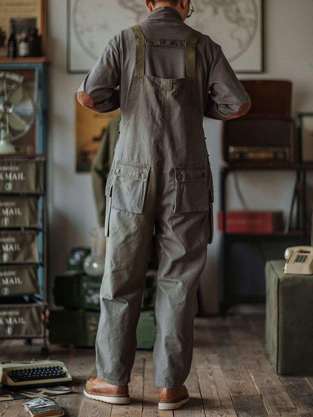 Georges™ | Salopette gris moderna