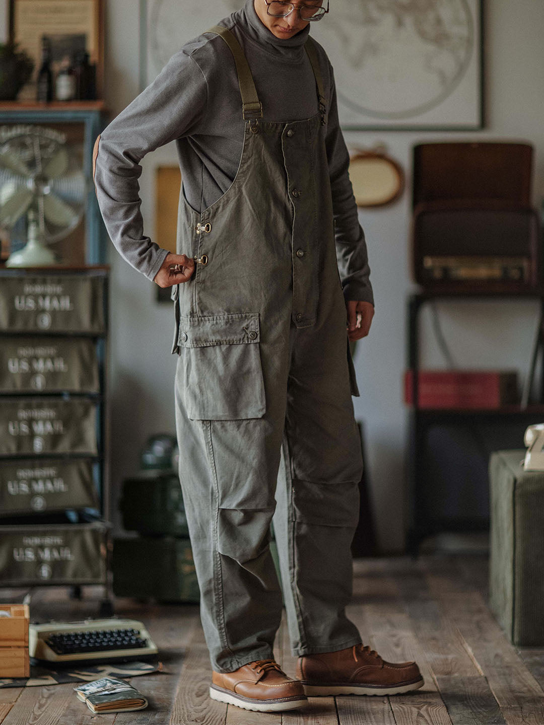 Georges™ | Salopette gris moderna