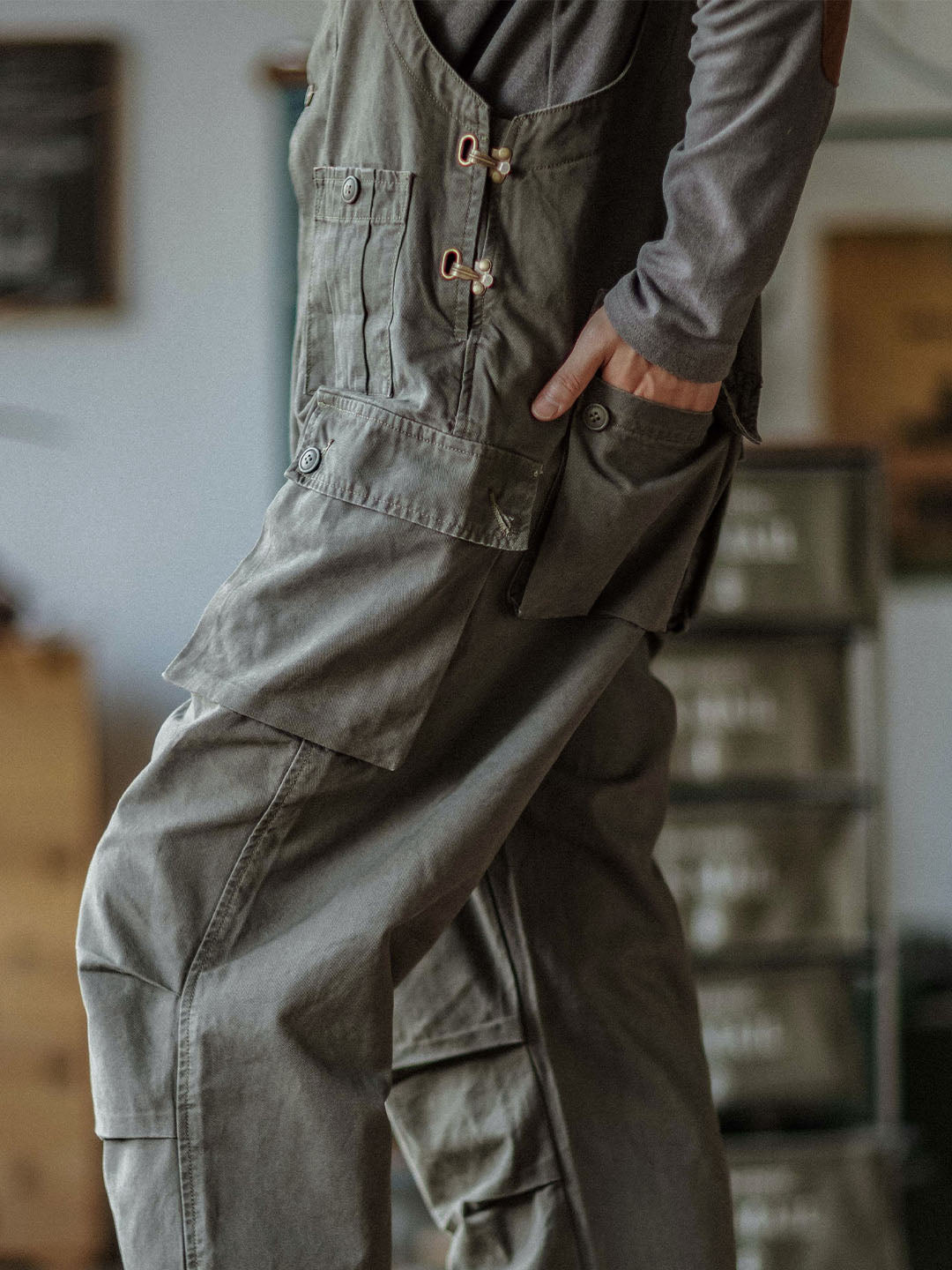 Georges™ | Salopette gris moderna