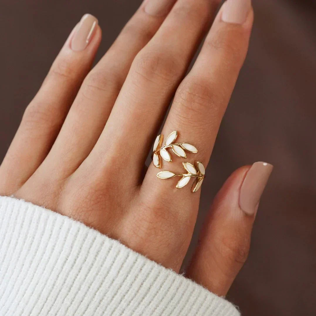 Puro - Anillo Opalblad Ajustable