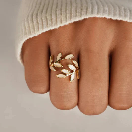 Puro - Anillo Opalblad Ajustable