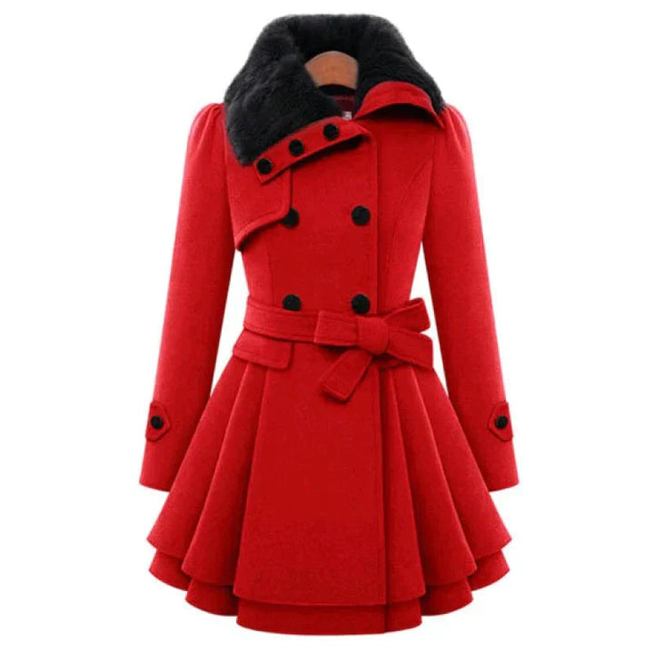 Victoria™ | Trench chic con piel vegana