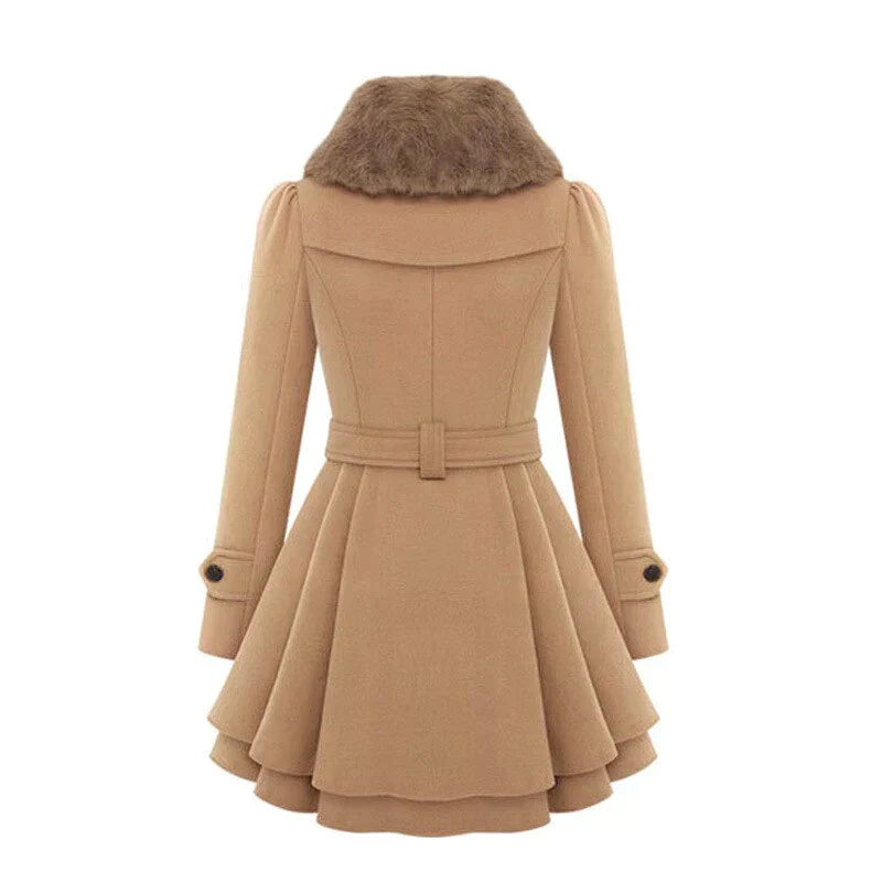 Victoria™ | Trench chic con piel vegana