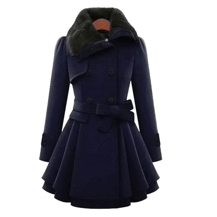 Victoria™ | Trench chic con piel vegana