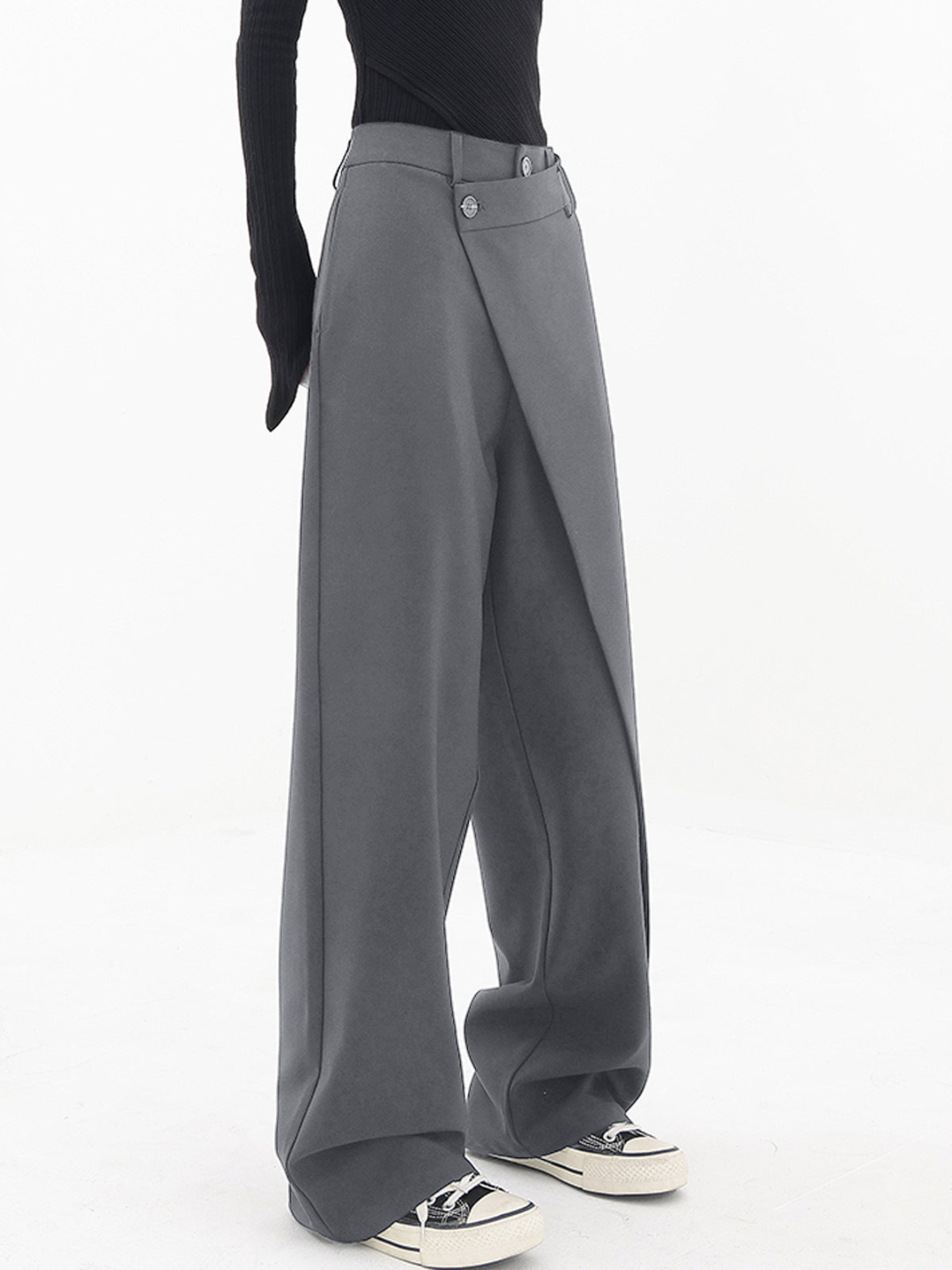 Elysian™ | Pantalón Amplio Asimétrico