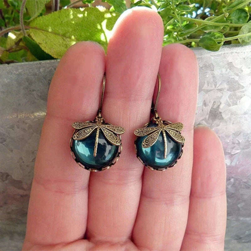 Pendientes Libélula Antika Guld