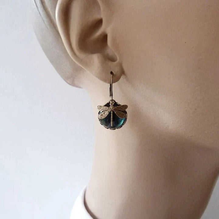 Pendientes Libélula Antika Guld
