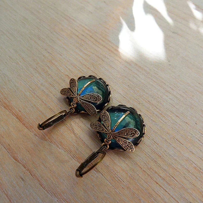 Pendientes Libélula Antika Guld