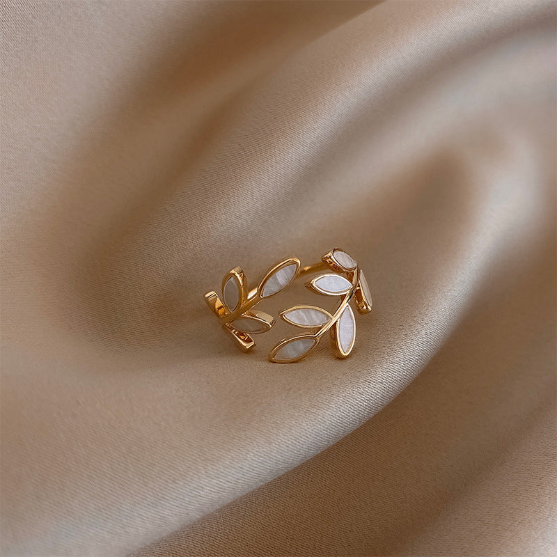 Puro - Anillo Opalblad Ajustable