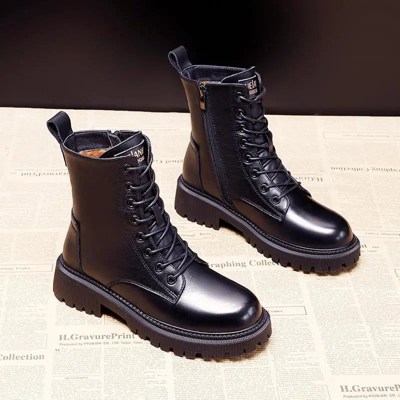Elena - Botas de invierno con forro de piel sintética