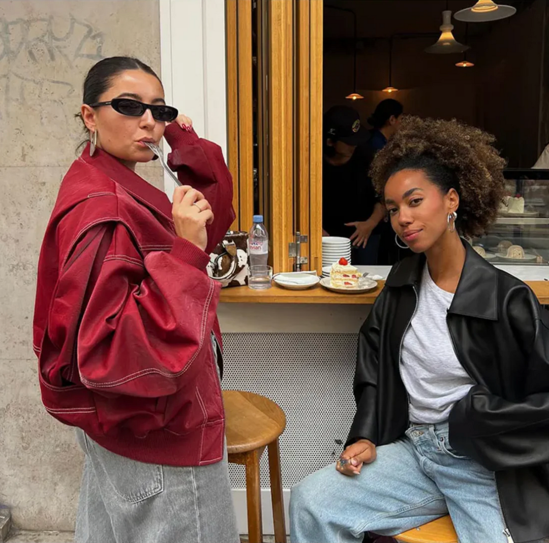 Giacca™ - Bomber Oversize de Cuero
