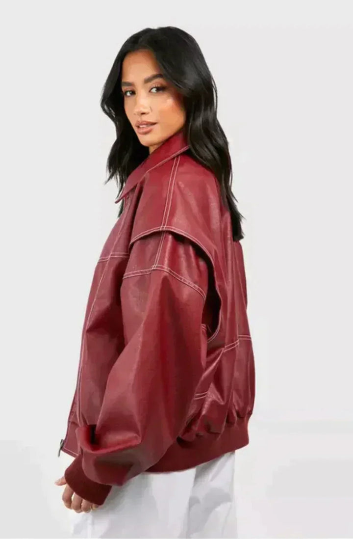 Giacca™ - Bomber Oversize de Cuero