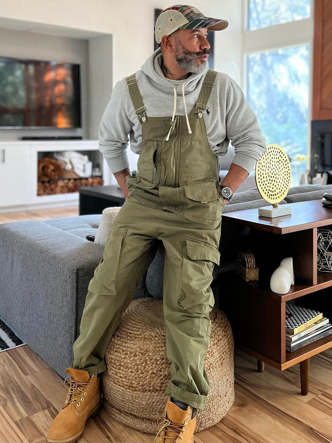 Louis™ | Pantalón de tirantes verde clásico
