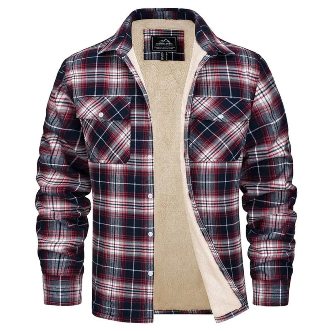 Théodore - Chaqueta de cuadros de forro polar