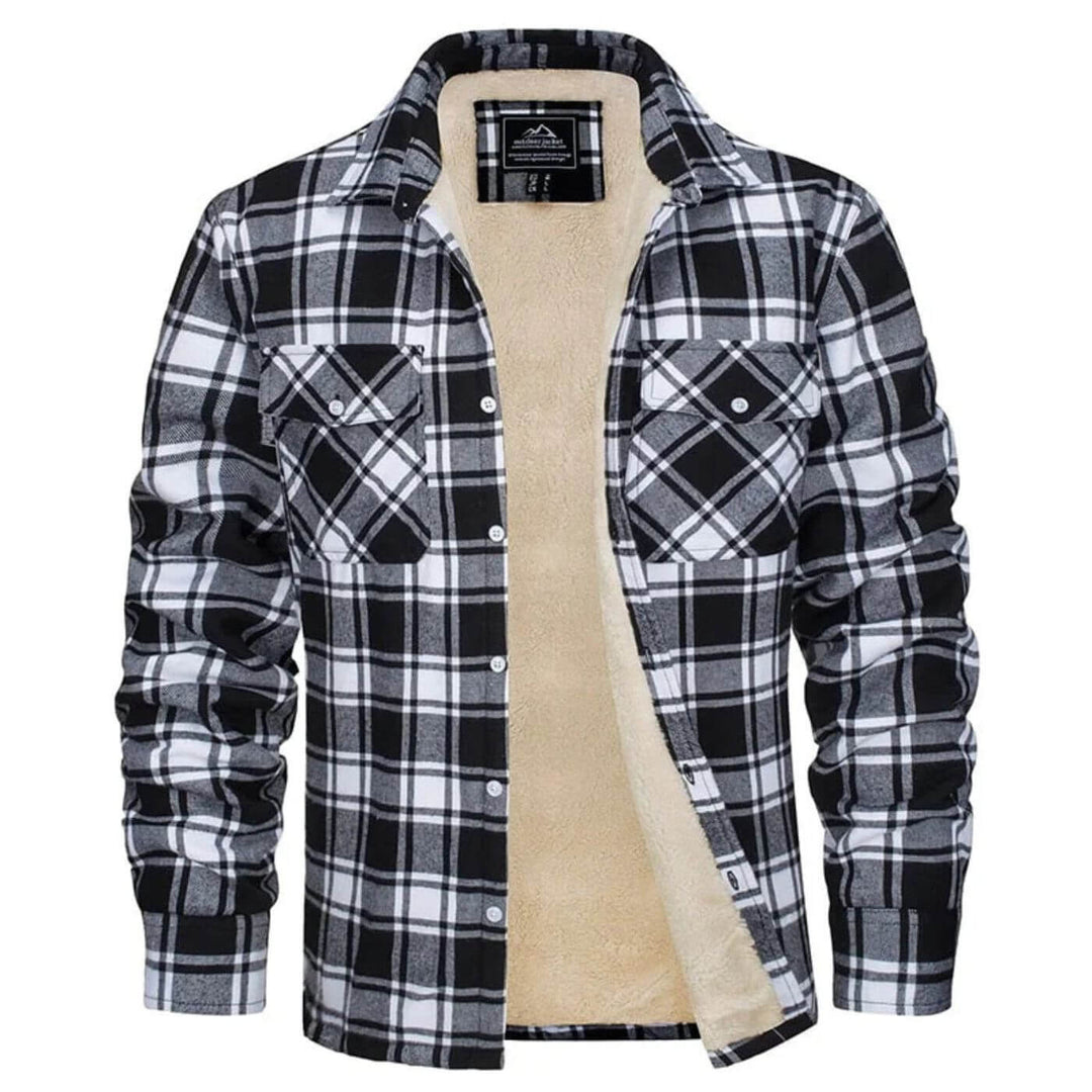 Théodore - Chaqueta de cuadros de forro polar