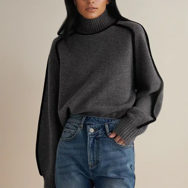 Amandine™ - Suéter Chic de Cuello Alto