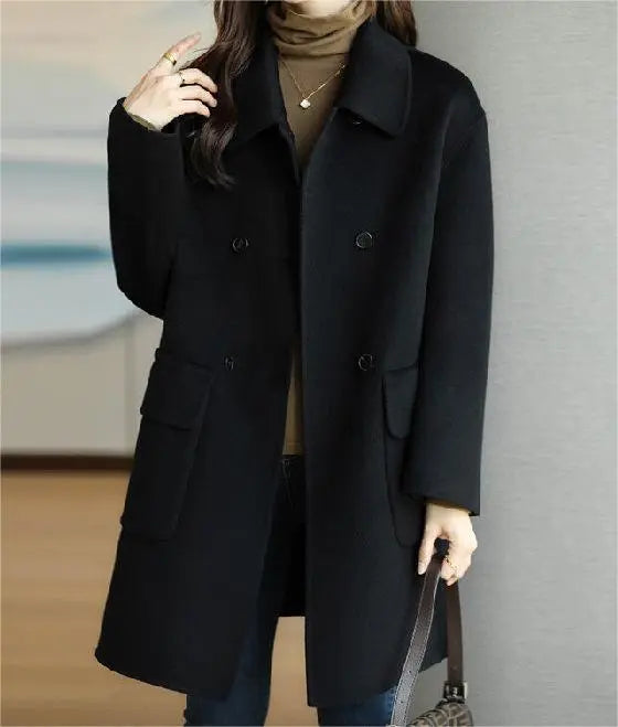 Elisa - Abrigo de invierno para mujer de lana