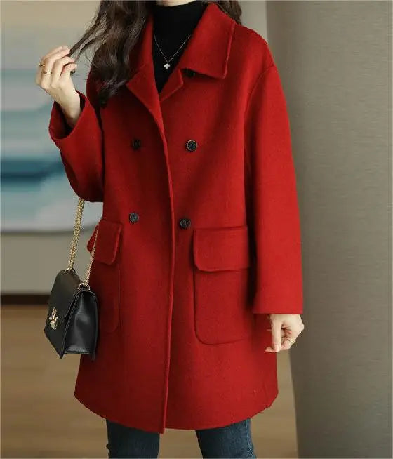Elisa - Abrigo de invierno para mujer de lana