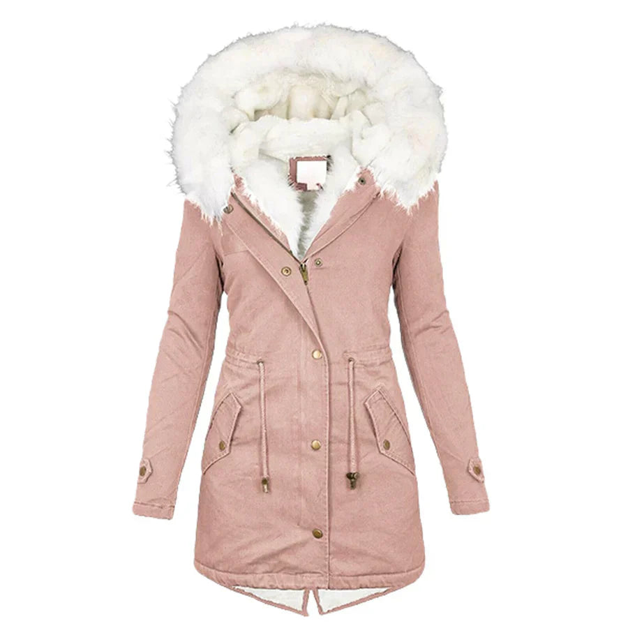 Julie - Chaqueta de invierno con forro de piel