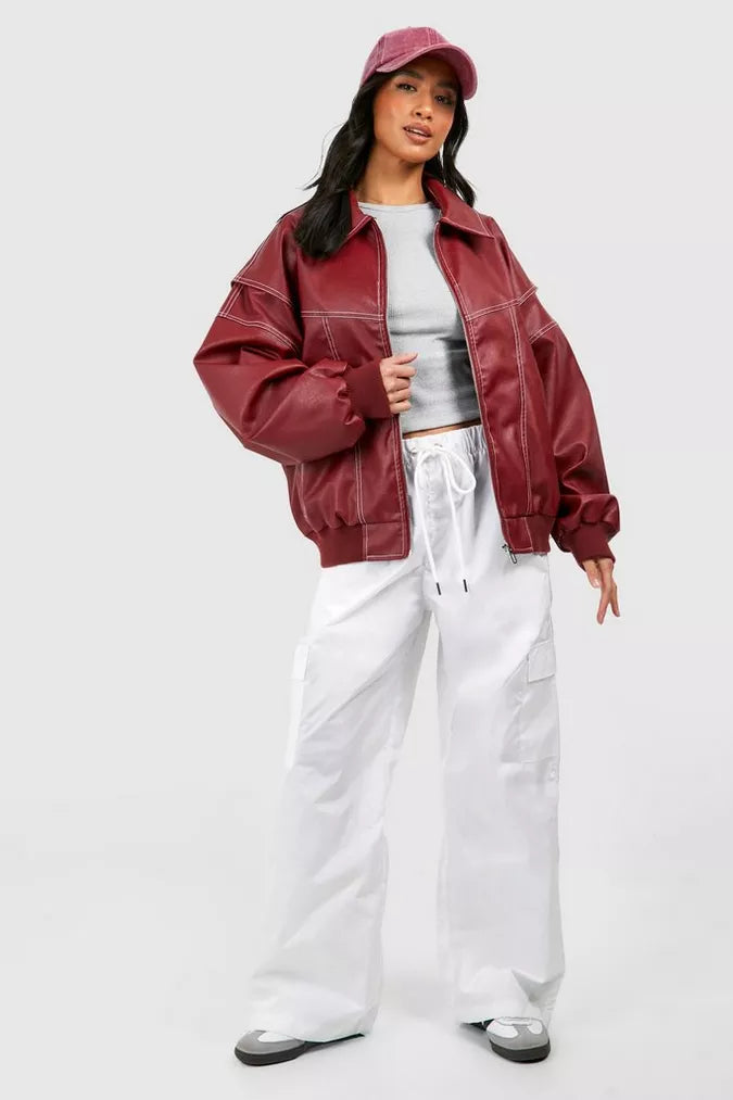 Giacca™ - Bomber Oversize de Cuero