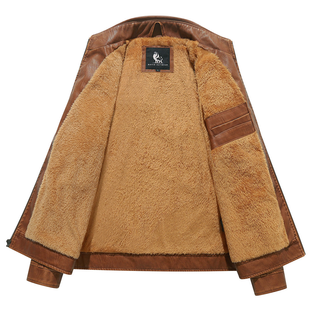 Chaqueta Biker de Forro Polar