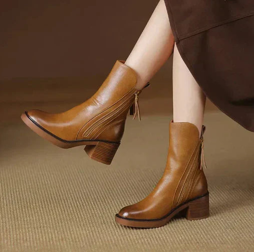Mandy™ - Botines de Cuero