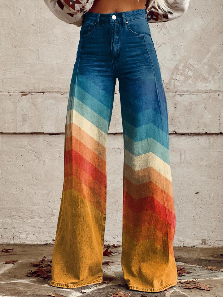 Chevron™ | Pantalón ancho Retro